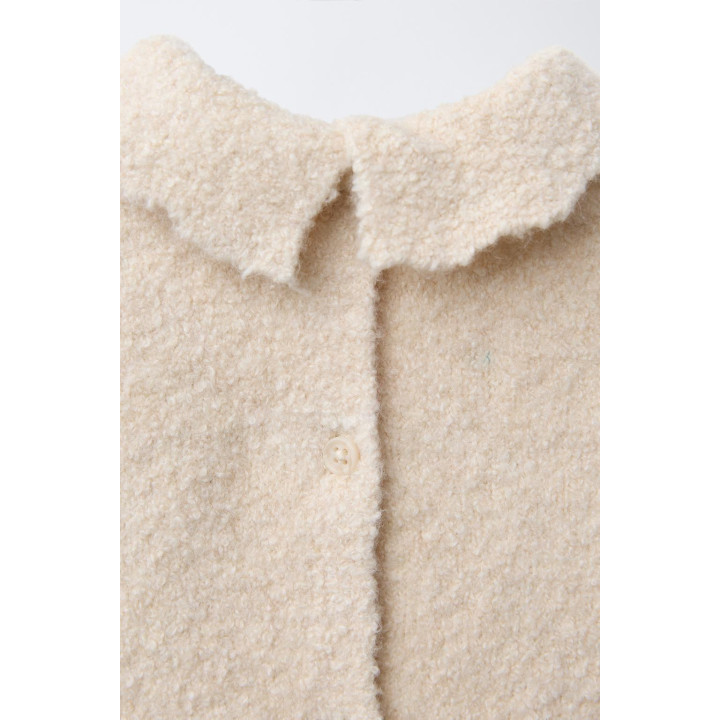 ВЯЗАНЫЙ ДЖЕМПЕР С ВЫШИВКОЙ В ВИДЕ ЦВЕТОВ