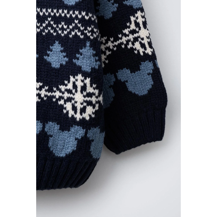 ЖАККАРДОВЫЙ ДЖЕМПЕР С ПРИНТОМ «МИККИ МАУС» © DISNEY