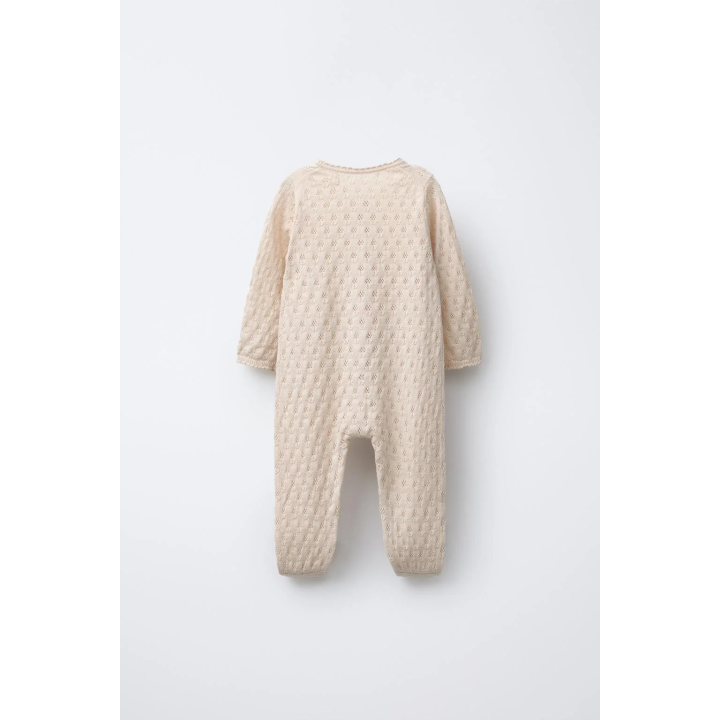 КОМБИНЕЗОН-ТРАНСФОРМЕР ФАКТУРНОЙ ВЯЗКИ СО СТОПАМИ