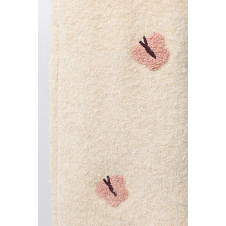 ТРИКОТАЖНЫЙ КОМБИНЕЗОН С ВЫШИВКОЙ «БАБОЧКИ»