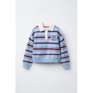 ТРИКОТАЖНЫЙ ДЖЕМПЕР ПОЛО В ПОЛОСКУ LILO & STITCH © DISNEY