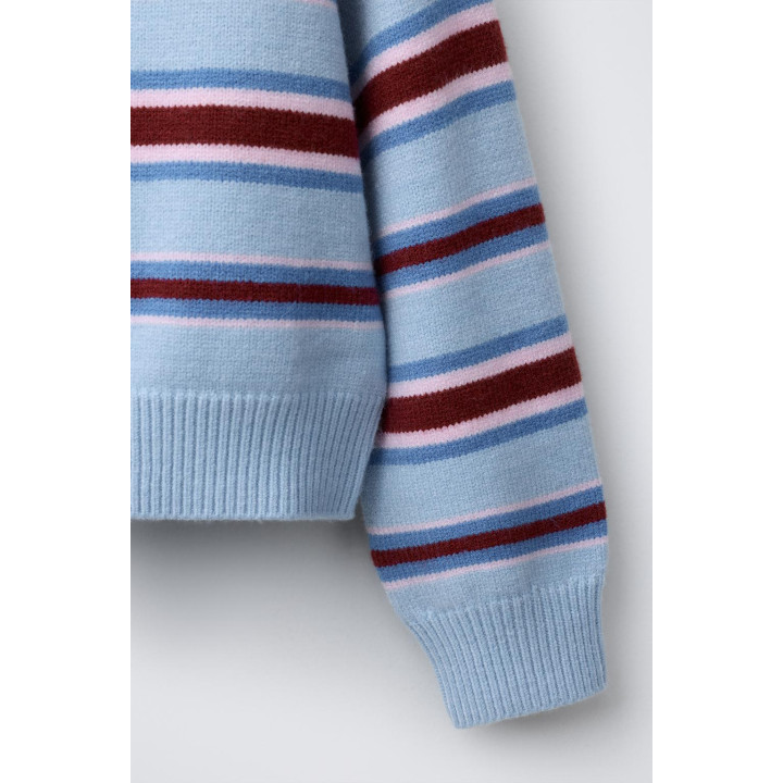 ТРИКОТАЖНЫЙ ДЖЕМПЕР ПОЛО В ПОЛОСКУ LILO & STITCH © DISNEY