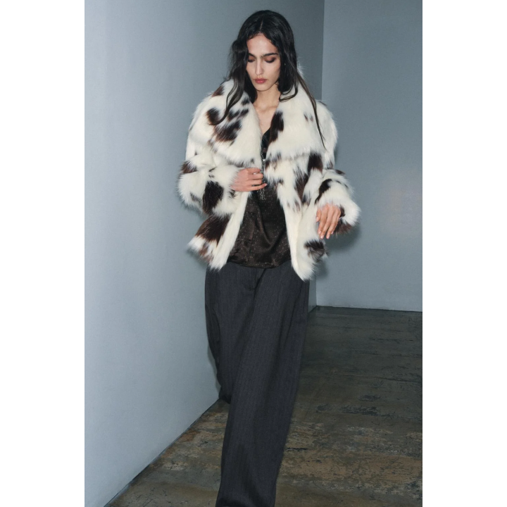 КУРТКА ИЗ ИСКУССТВЕННОГО МЕХА — ZW COLLECTION LIMITED EDITION