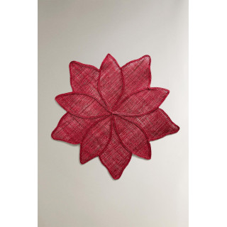 Рамочная скатерть рами пуансеттия для рождества