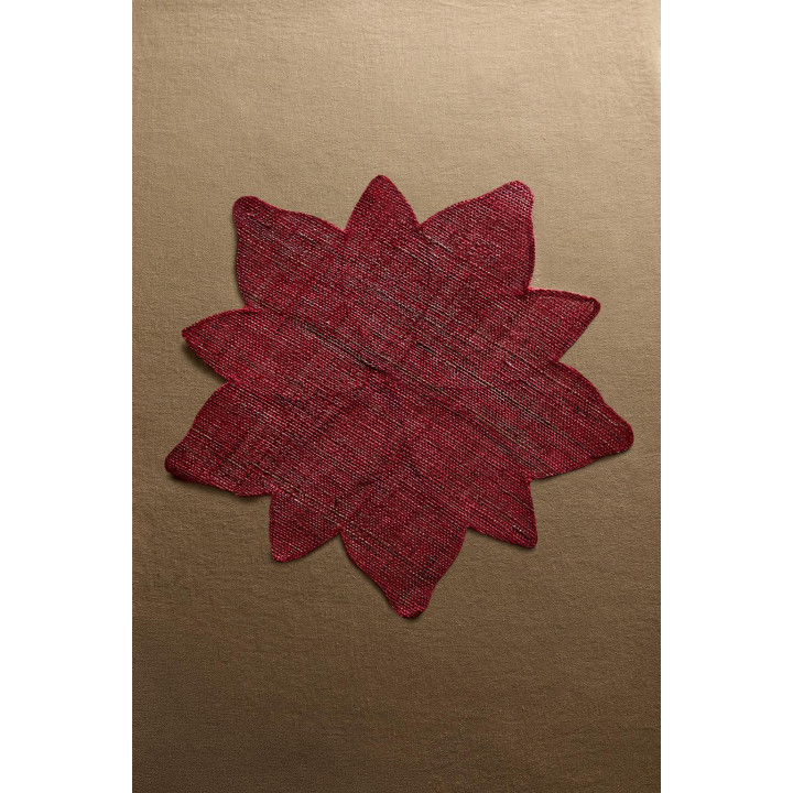 Рамочная скатерть рами пуансеттия для рождества