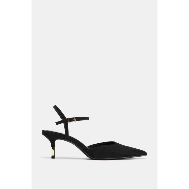 ТУФЛИ НА ВЫСОКОМ КАБЛУКЕ БЕЗ ЗАДНИКОВ