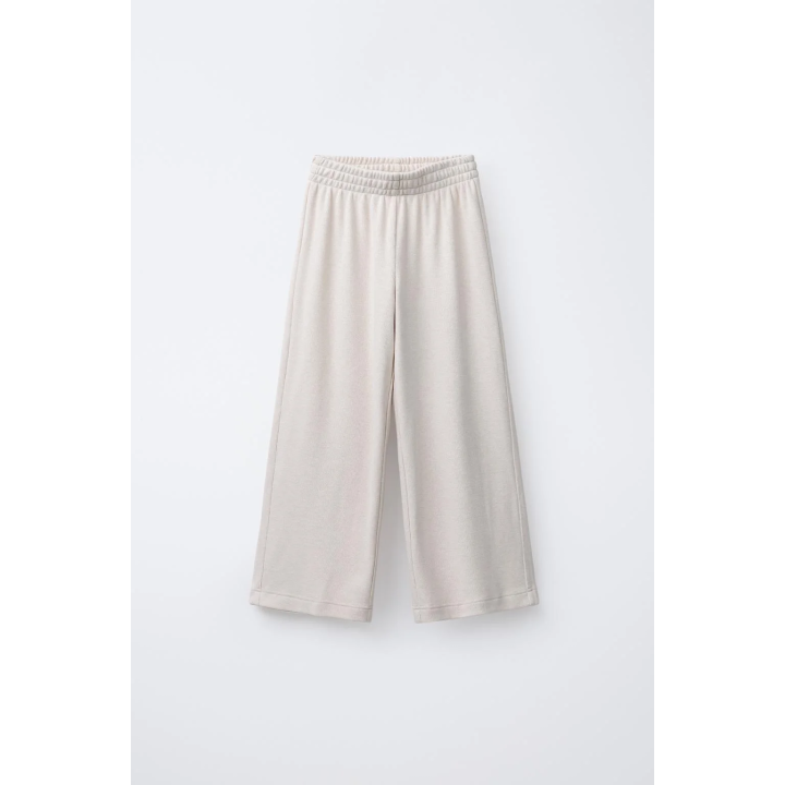 БРЮКИ WIDE LEG ИЗ МЯГКОЙ ТКАНИ