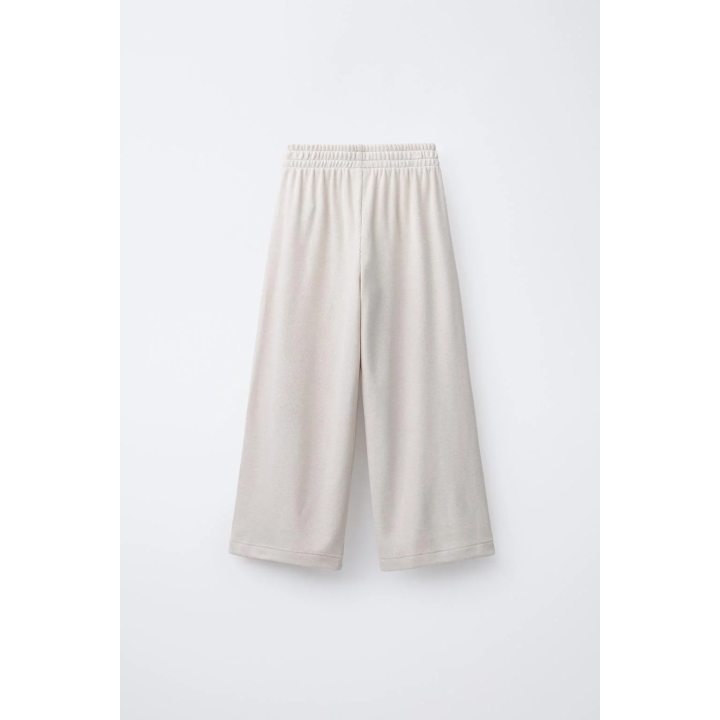 БРЮКИ WIDE LEG ИЗ МЯГКОЙ ТКАНИ