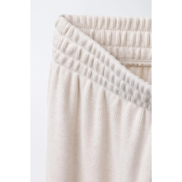 БРЮКИ WIDE LEG ИЗ МЯГКОЙ ТКАНИ