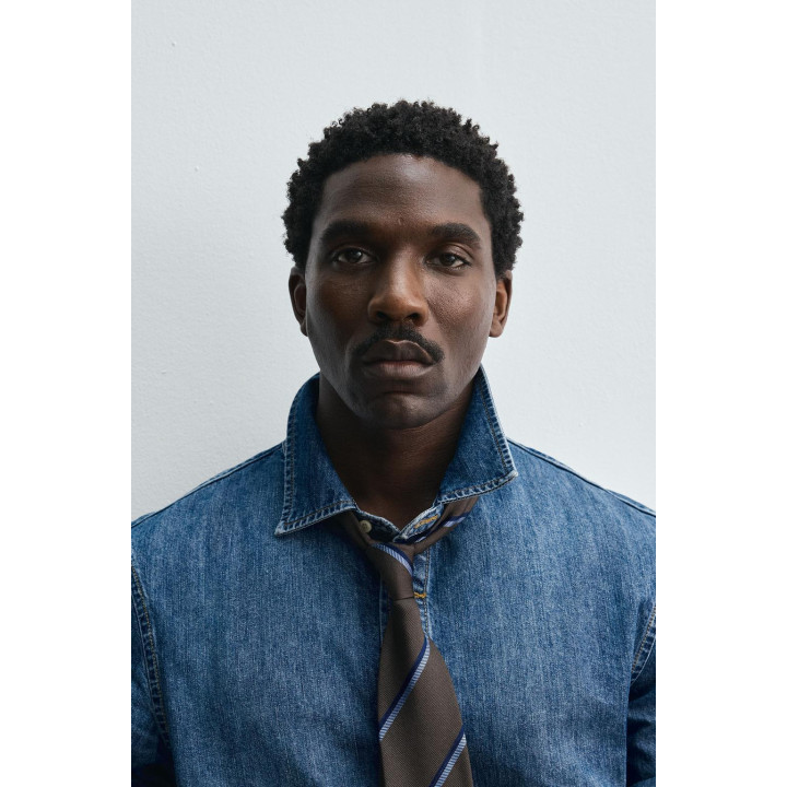 ГАЛСТУК 100% ШЕЛК ПОЛОСКИ LIMITED EDITION