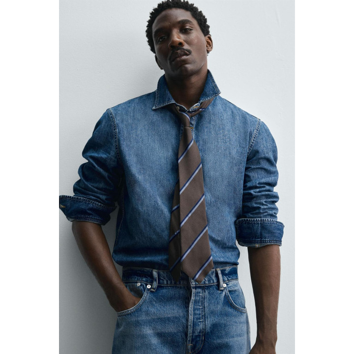 ГАЛСТУК 100% ШЕЛК ПОЛОСКИ LIMITED EDITION