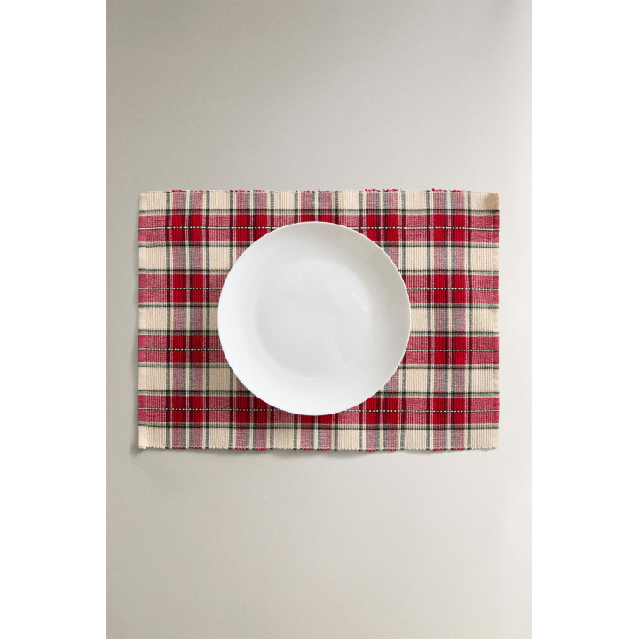 Рождественский скатерть в клетку (набор из 2)