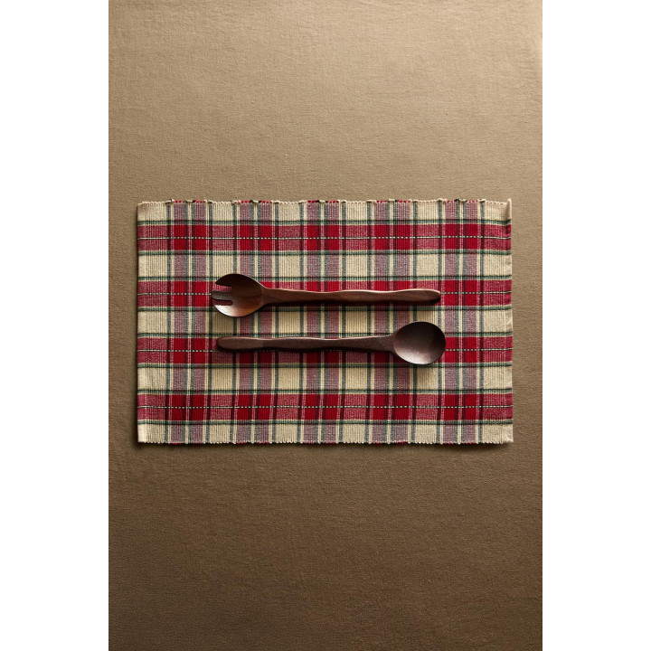 Рождественский скатерть в клетку (набор из 2)