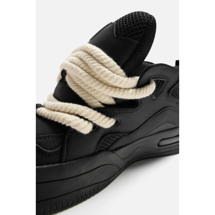 СКЕЙТЕРСКИЕ КРОССОВКИ С ВЕРЕВОЧНЫМИ ШНУРКАМИ