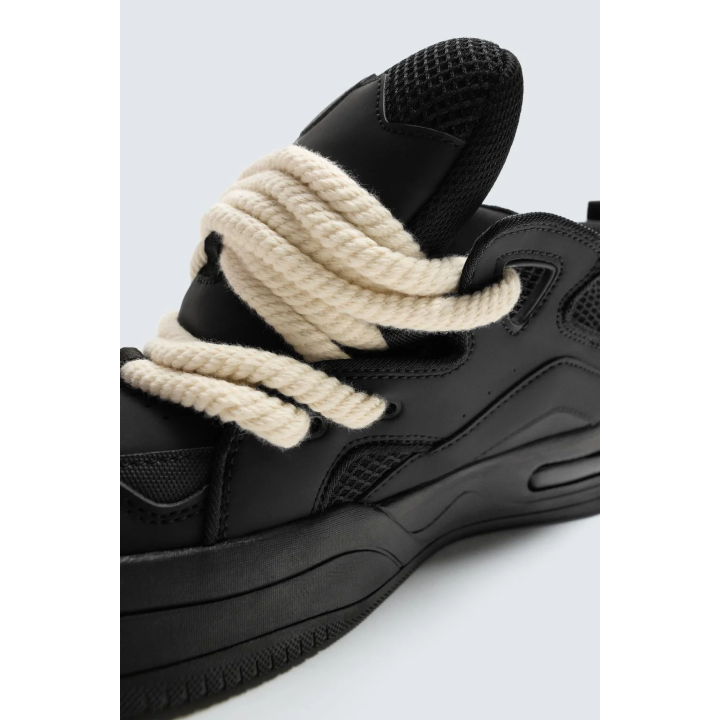 СКЕЙТЕРСКИЕ КРОССОВКИ С ВЕРЕВОЧНЫМИ ШНУРКАМИ