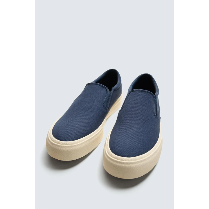 ТКАНЕВЫЕ КЕДЫ БЕЗ ШНУРОВКИ