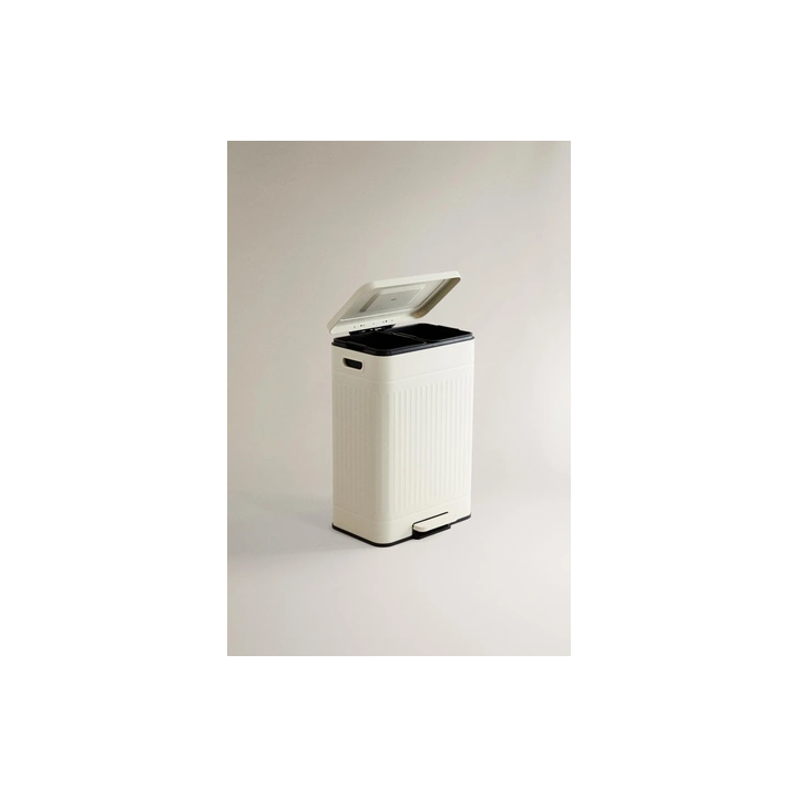 KITCHEN BIN WITH DOUBLE COMPARTMENT