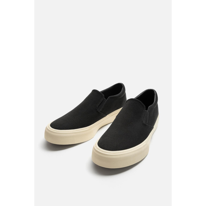 Тканевые ботинки без шнуровки zara