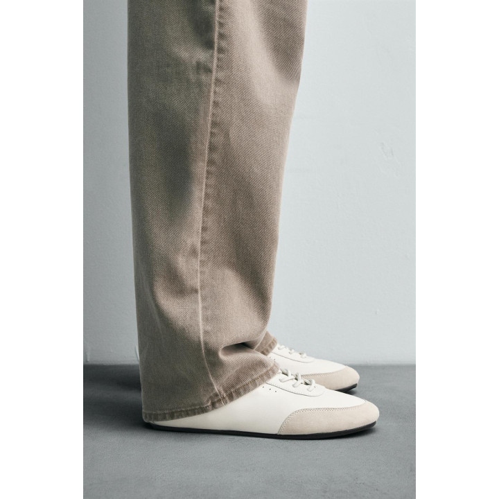 Тренировочные кроссовки limited edition из кожи