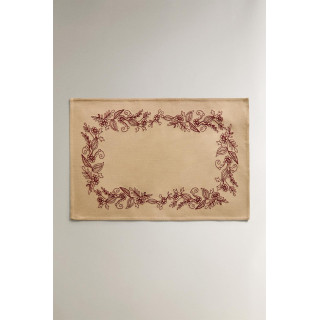 Рождественский подстаканник с вышитыми ветками