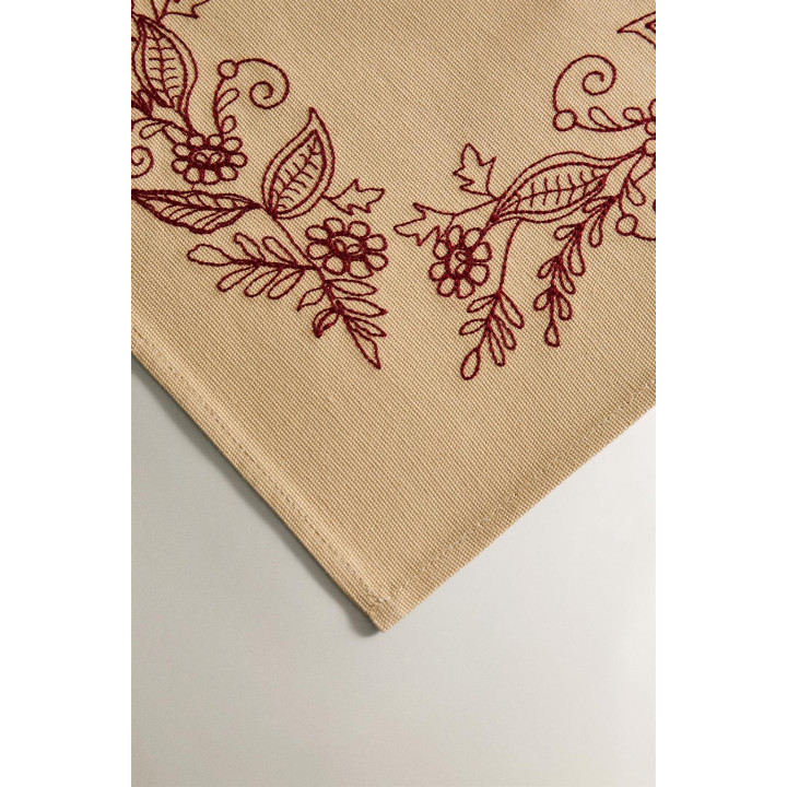 Рождественский подстаканник с вышитыми ветками