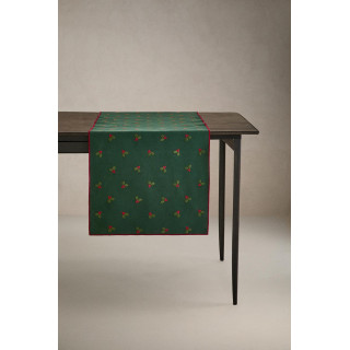 Рождественский бегунок для стола с ветками