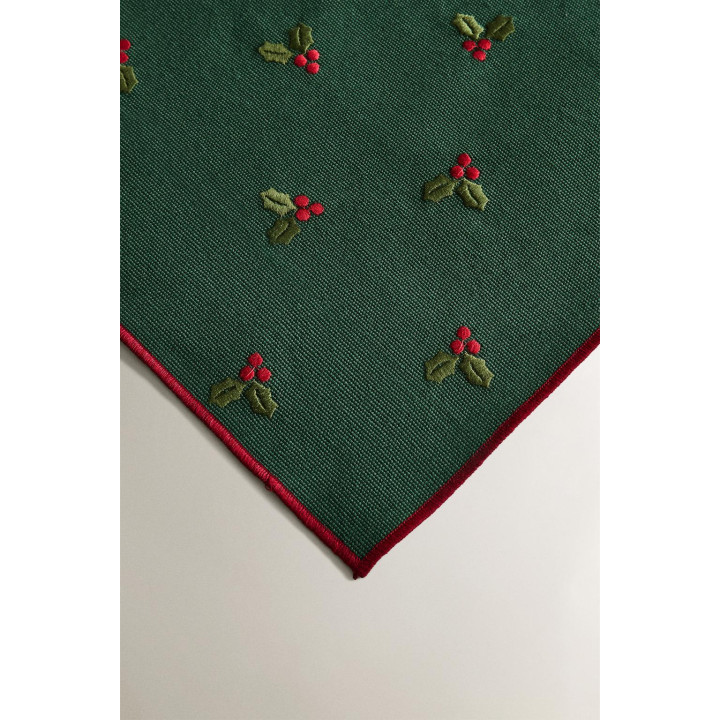 Рождественский бегунок для стола с ветками