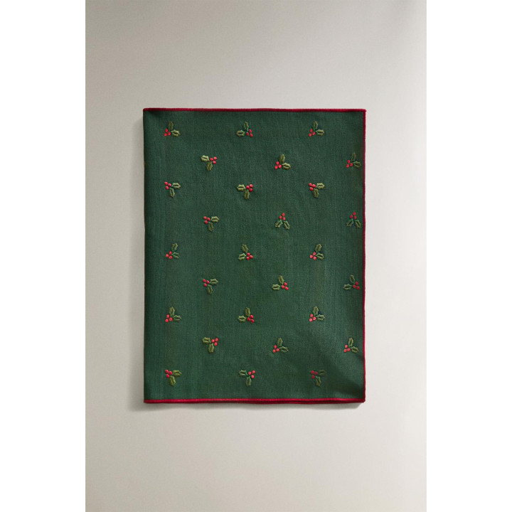 Рождественский бегунок для стола с ветками