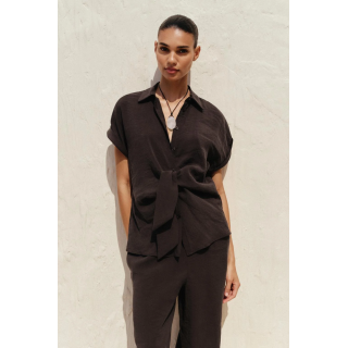 РУБАШКА С УЗЛОМ Спереди