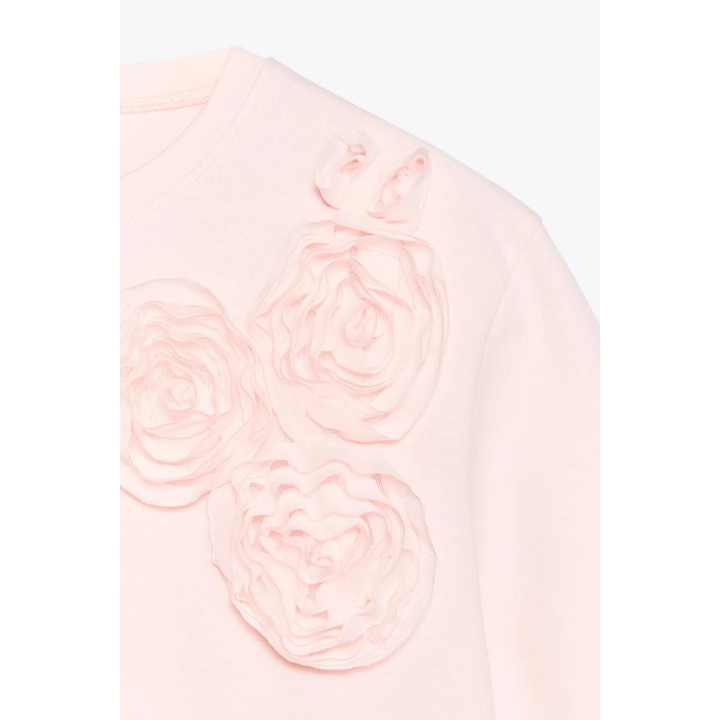 ФУТБОЛКА С ЦВЕТОЧНЫМ ПРИНТОМ