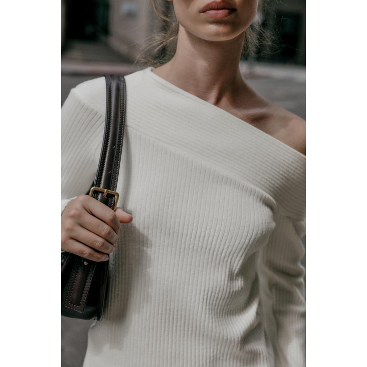 ТОП АСИММЕТРИЧНОГО КРОЯ ИЗ МЯГКОЙ ТКАНИ В РУБЧИК