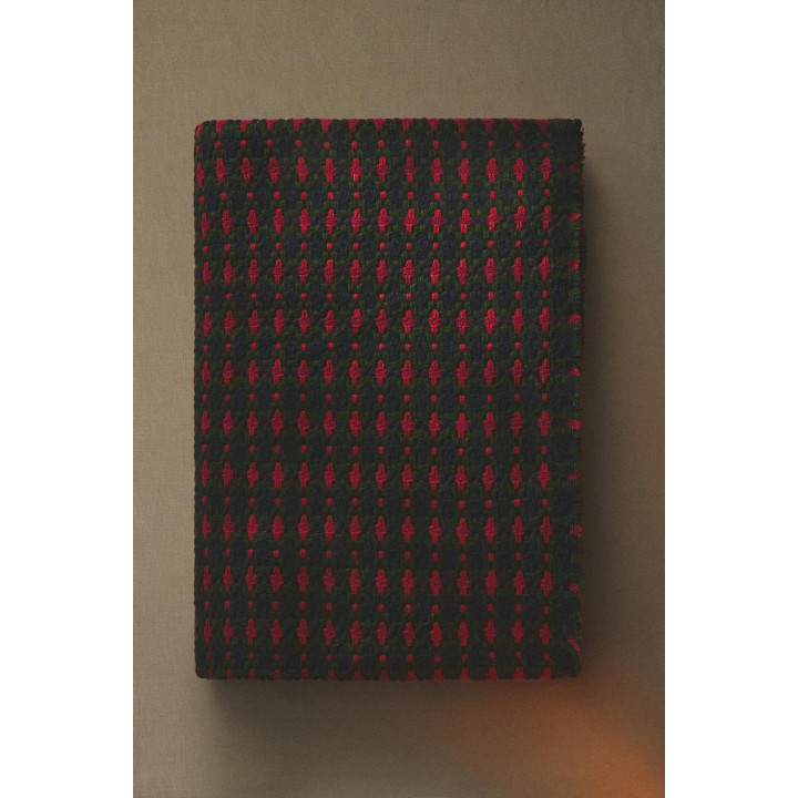 Плед zara с рождественским узором крючком