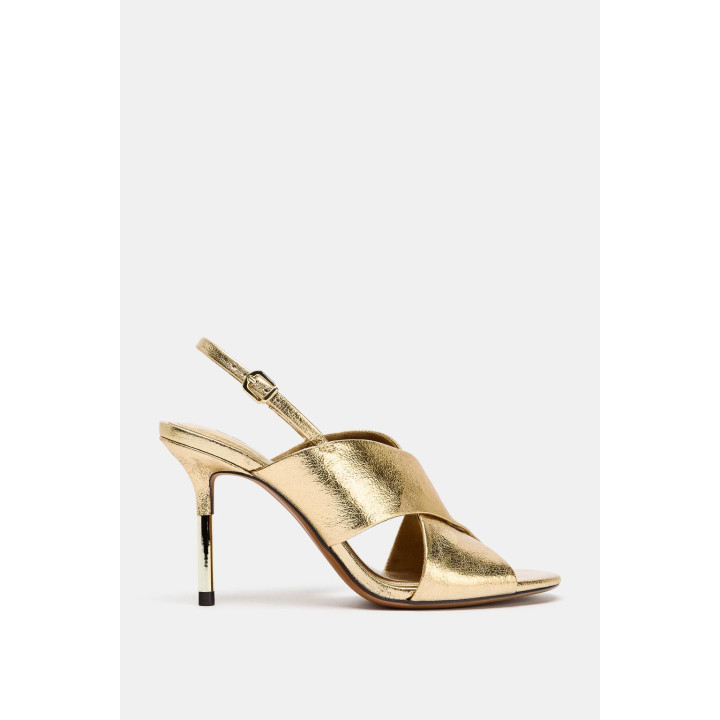 ЛАМИНИРОВАННЫЕ БОСОНОЖКИ НА КАБЛУКЕ