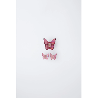 НАБОР ИЗ ТРЕХ ЗАКОЛОК ДЛЯ ВОЛОС «БАБОЧКА»