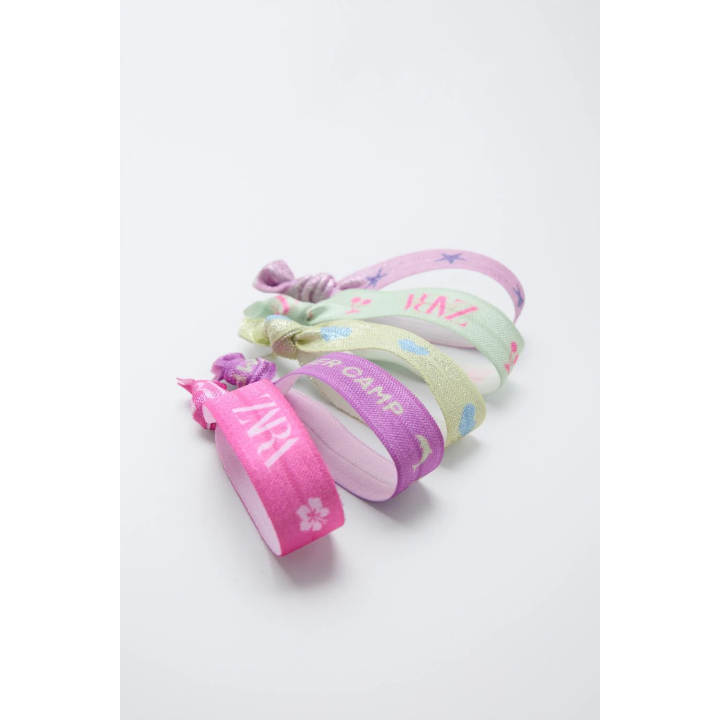 НАБОР ИЗ ПЯТИ РЕЗИНОК С ТЕКСТОМ