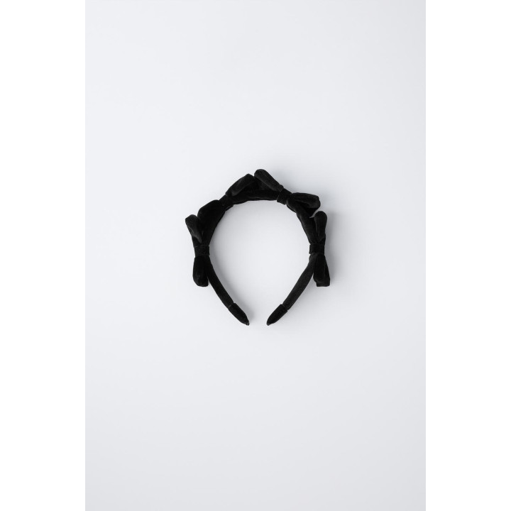 ВЕЛЬВЕТОВЫЙ ОБОДОК С БАНТАМИ