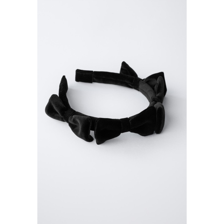 ВЕЛЬВЕТОВЫЙ ОБОДОК С БАНТАМИ