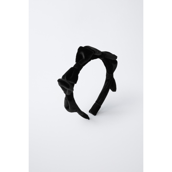 ВЕЛЬВЕТОВЫЙ ОБОДОК С БАНТАМИ