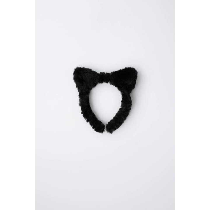 ОБОДОК ДЛЯ ВОЛОС С УШКАМИ ИЗ ИСКУССТВЕННОГО МЕХА