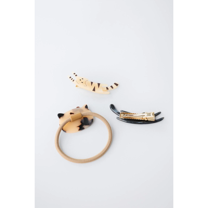 НАБОР ИЗ РЕЗИНКИ И ЗАКОЛОК ДЛЯ ВОЛОС «КОТЯТА»