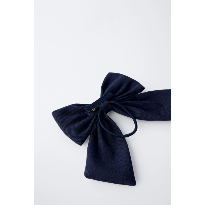 РЕЗИНКА ДЛЯ ВОЛОС С БАНТОМ ИЗ ПИКЕ