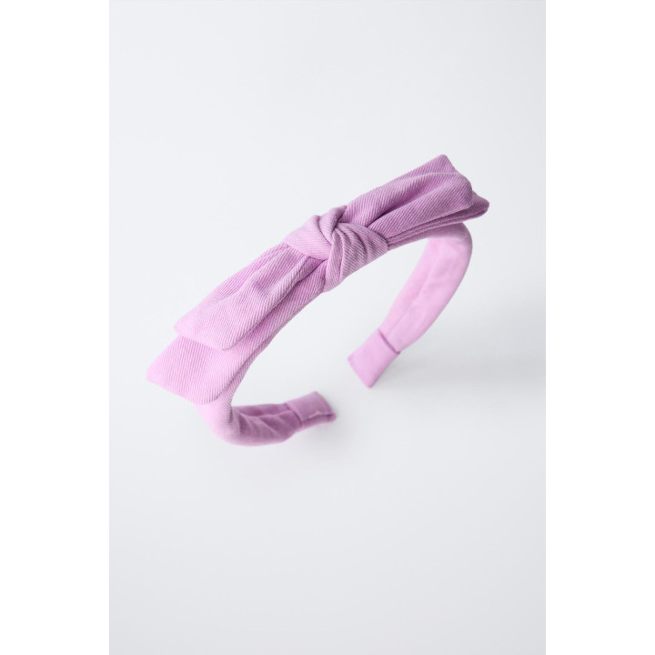 ГЛАДКАЯ ПОВЯЗКА НА ГОЛОВУ С БАНТОМ