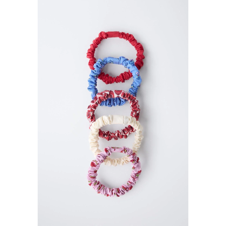 НАБОР ИЗ ПЯТИ РЕЗИНОК ДЛЯ ВОЛОС С ПРИНТОМ