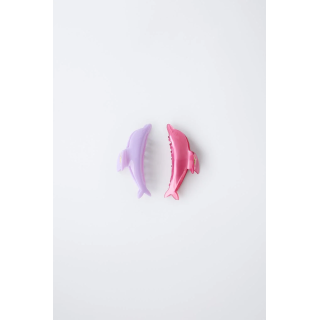 НАБОР ИЗ ДВУХ ЗАКОЛОК ДЛЯ ВОЛОС «ДЕЛЬФИН»