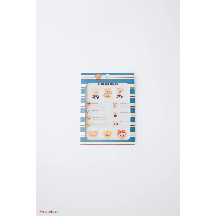 Набор наклеек butterbear ©