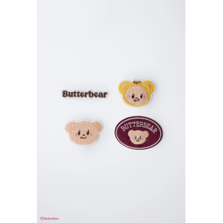 Набор из четырех нашивок butterbear ©