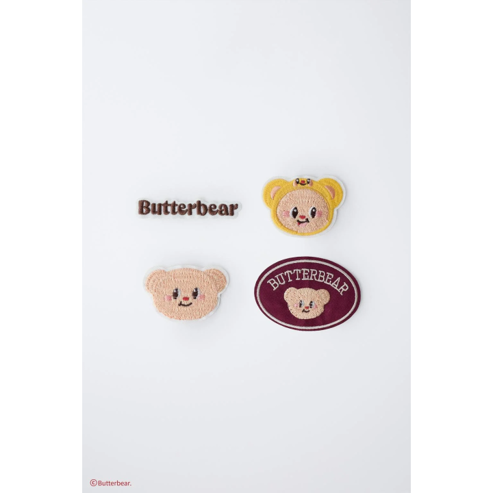 Набор из четырех нашивок butterbear ©