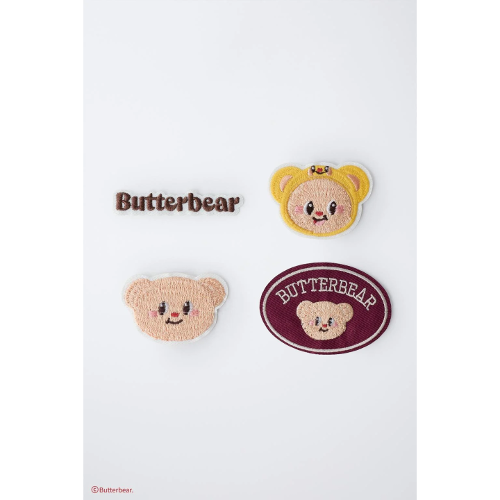 Набор из четырех нашивок butterbear ©