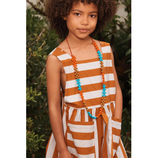 Бусы limited edition с текстильным шнуром