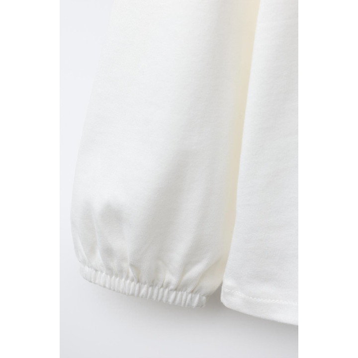 ФУТБОЛКА С ВЫШИВНЫМ ВОРОТНИКОМ